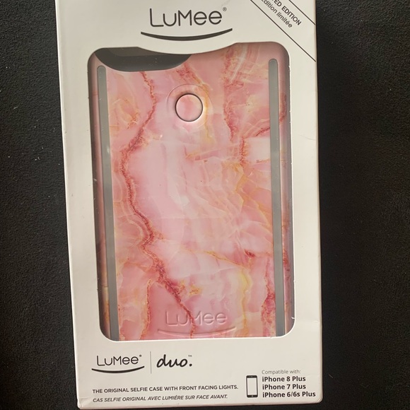 New LUMEE Duo LED Lighting PinkQuartz IPhone - Picture 6 of 7